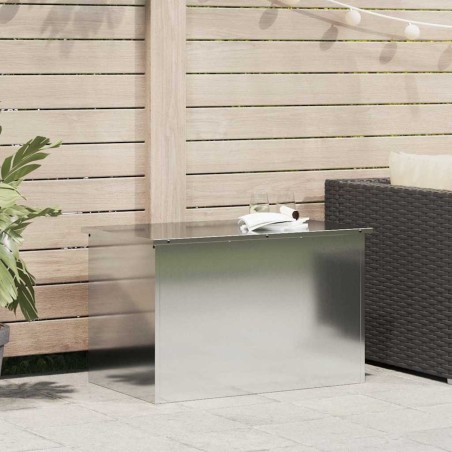 Boîte de Rangement Extérieure Argent 80 x 50,5 x 50 cm Acier 538912538912