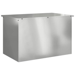 Boîte de Rangement Extérieure Argent 80 x 50,5 x 50 cm Acier 538912538912