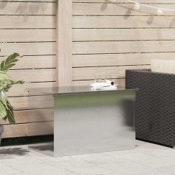 Boîte de Rangement Extérieure Argent 80 x 50,5 x 50 cm Acier 538913538913