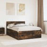 Cadre de lit Chêne fumé 160 x 200 cm Bois d'ingénierie 540952540952