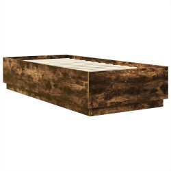 Cadre de lit Chêne fumé 90 x 190 cm Bois d'ingénierie 540969540969