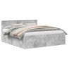 Cadre de lit Gris béton 180 x 200 cm Bois d'ingénierie 540975540975
