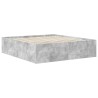 Cadre de lit Gris béton 180 x 200 cm Bois d'ingénierie 540975540975