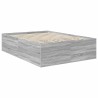 Cadre de lit Gris Sonoma 140 x 190 cm Bois d'ingénierie 540984540984