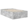 Cadre de lit Gris béton 120 x 190 cm Bois d'ingénierie 540989540989