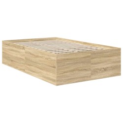 Cadre de lit Chêne Sonoma 120 x 190 cm Bois d'ingénierie 540990540990