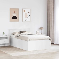 Cadre de lit Blanc 120 x 190 cm Bois d'ingénierie 540991540991