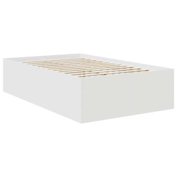 Cadre de lit Blanc 120 x 190 cm Bois d'ingénierie 540991540991