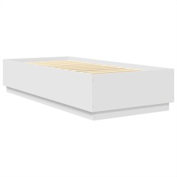 Cadre de lit Blanc 70 x 190 cm Bois d'ingénierie 541008541008