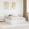 Cadre de lit Blanc 140 x 200 cm Bois d'ingénierie 541056541056
