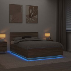 Cadre de lit Chêne Sonoma 160 x 200 cm Bois d'ingénierie 541083541083