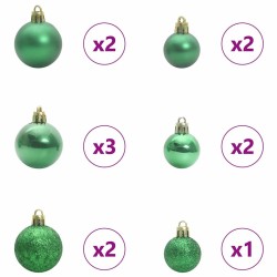Sapin de Noël artificiel Vert 120 cm PVC et acier et plastique 541133541133