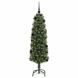 Sapin de Noël artificiel Vert 150 cm PVC et acier et plastique 541134541134