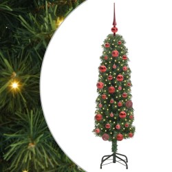 Sapin de Noël artificiel Vert 150 cm PVC et acier et plastique 541141541141