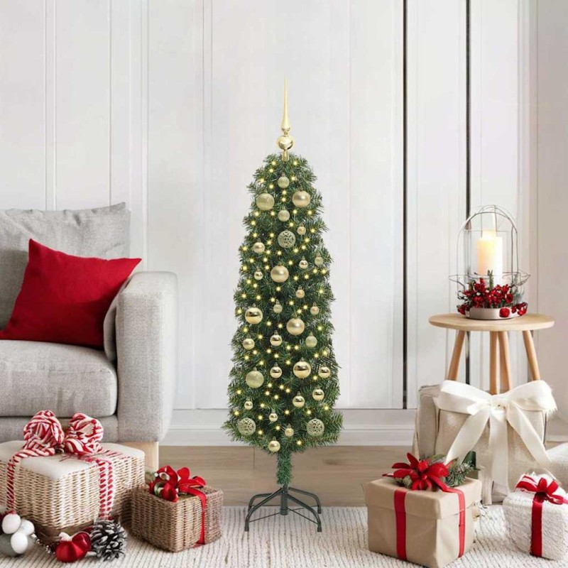 Sapin de Noël artificiel Vert 120 cm PVC et acier et plastique 541142541142