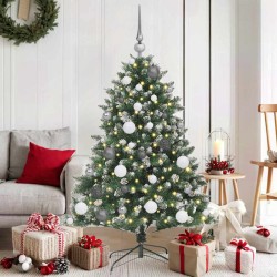 Sapin de Noël artificiel Vert 120 cm PVC, plastique et acier 541153541153