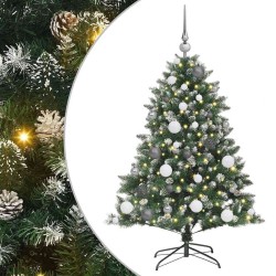 Sapin de Noël artificiel Vert 120 cm PVC, plastique et acier 541153541153