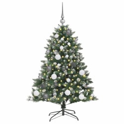 Sapin de Noël artificiel Vert 120 cm PVC, plastique et acier 541153541153