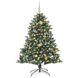 Sapin de Noël artificiel Vert 150 cm PVC, plastique et acier 541154541154