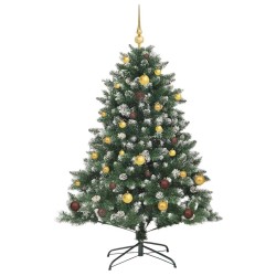 Sapin de Noël artificiel Vert 150 cm PVC, plastique et acier 541154541154