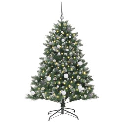Sapin de Noël artificiel Vert 150 cm PVC, plastique et acier 541156541156