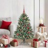 Sapin de Noël artificiel Vert 120 cm PVC, plastique et acier 541157541157