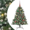 Sapin de Noël artificiel Vert 120 cm PVC, plastique et acier 541157541157