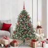 Sapin de Noël artificiel Vert 150 cm PVC, plastique et acier 541158541158