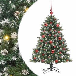 Sapin de Noël artificiel Vert 150 cm PVC, plastique et acier 541158541158