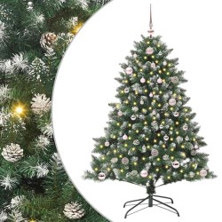Sapin de Noël artificiel Vert 150 cm PVC, plastique et acier 541159541159