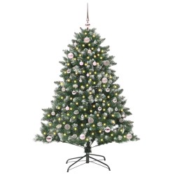 Sapin de Noël artificiel Vert 150 cm PVC, plastique et acier 541159541159