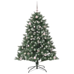 Sapin de Noël artificiel Vert 150 cm PVC, plastique et acier 541159541159