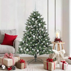 Sapin de Noël artificiel Vert 150 cm PVC, plastique et acier 541160541160