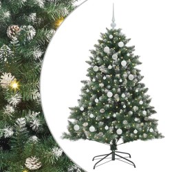Sapin de Noël artificiel Vert 150 cm PVC, plastique et acier 541160541160