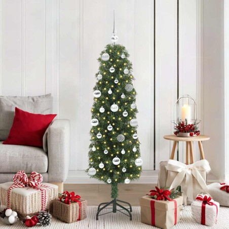 Sapin de Noël artificiel Vert 150 cm PVC et acier et plastique 541179541179