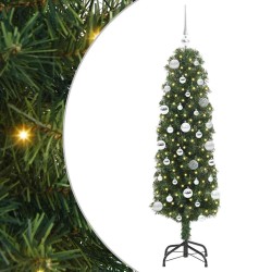 Sapin de Noël artificiel Vert 150 cm PVC et acier et plastique 541179541179