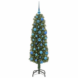 Sapin de Noël artificiel Vert 150 cm PVC et acier et plastique 541180541180
