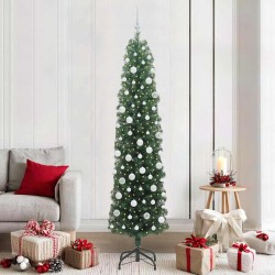 Sapin de Noël artificiel Vert 210 cm PVC et acier et plastique 541181541181
