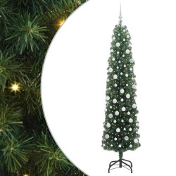 Sapin de Noël artificiel Vert 210 cm PVC et acier et plastique 541181541181