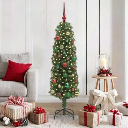 Sapin de Noël artificiel Vert 150 cm PVC et acier et plastique 541182541182