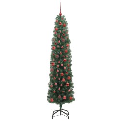 Sapin de Noël artificiel Vert 180 cm PVC et acier et plastique 541184541184
