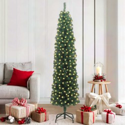 Sapin de Noël artificiel Vert 180 cm PVC et acier et plastique 541185541185