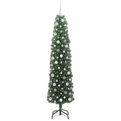Sapin de Noël artificiel Vert 210 cm PVC et acier et plastique 541186541186