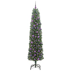 Sapin de Noël artificiel Vert 210 cm PVC et acier et plastique 541187541187