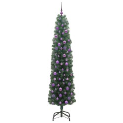 Sapin de Noël artificiel Vert 210 cm PVC et acier et plastique 541187541187