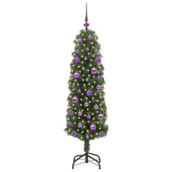 Sapin de Noël artificiel Vert 150 cm PVC et acier et plastique 541190541190