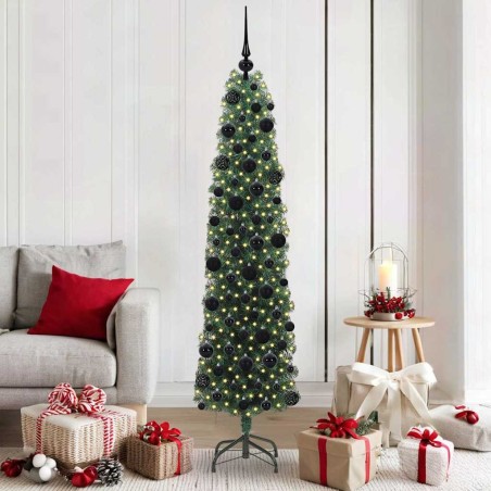 Sapin de Noël artificiel Vert 180 cm PVC et acier et plastique 541191541191