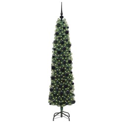 Sapin de Noël artificiel Vert 180 cm PVC et acier et plastique 541191541191