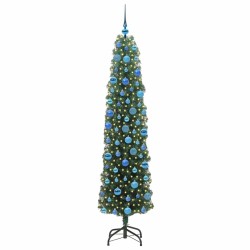 Sapin de Noël artificiel Vert 180 cm PVC et acier et plastique 541193541193