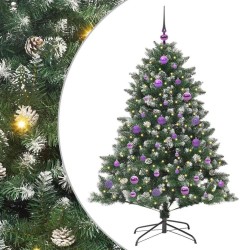 Sapin de Noël artificiel Vert 150 cm PVC, plastique et acier 541194541194